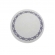 Kit - Jogo Americano Truly Branco c/ Azul - Linha Ricamo