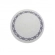 Kit - Jogo Americano Truly Branco c/ Azul - Linha Ricamo