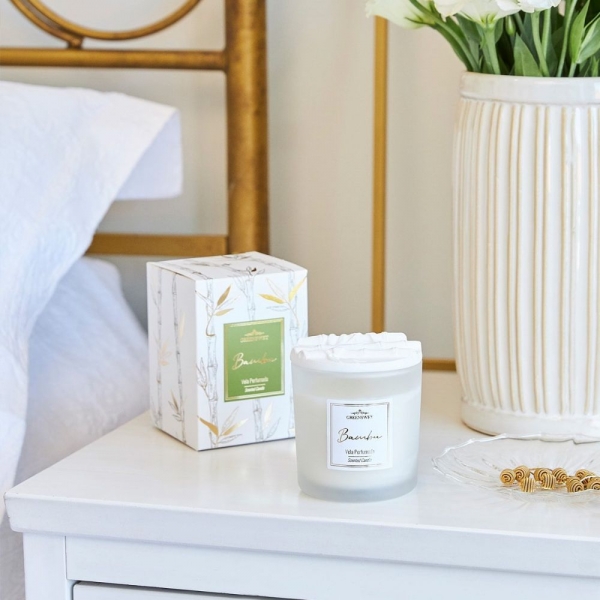 Vela Perfumada Essência Bambu 180g