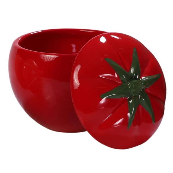 Potiche Tomate c/ Tampa - Linha Seletta