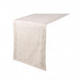 Caminho de Mesa Truly Natural c/ Cru - Linha Ricamo