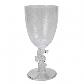 Jogo c/ 6 Taça Transparente Cavalo Marinho